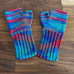 Handmade Knit Fingerless Gloves